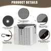 Central Air Conditioner Cover Outdoor 40''x40'', AC Screen Cover for