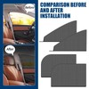 gunroil 4 PCS Car Window Shades, 26.3In x 27.5In Automotive