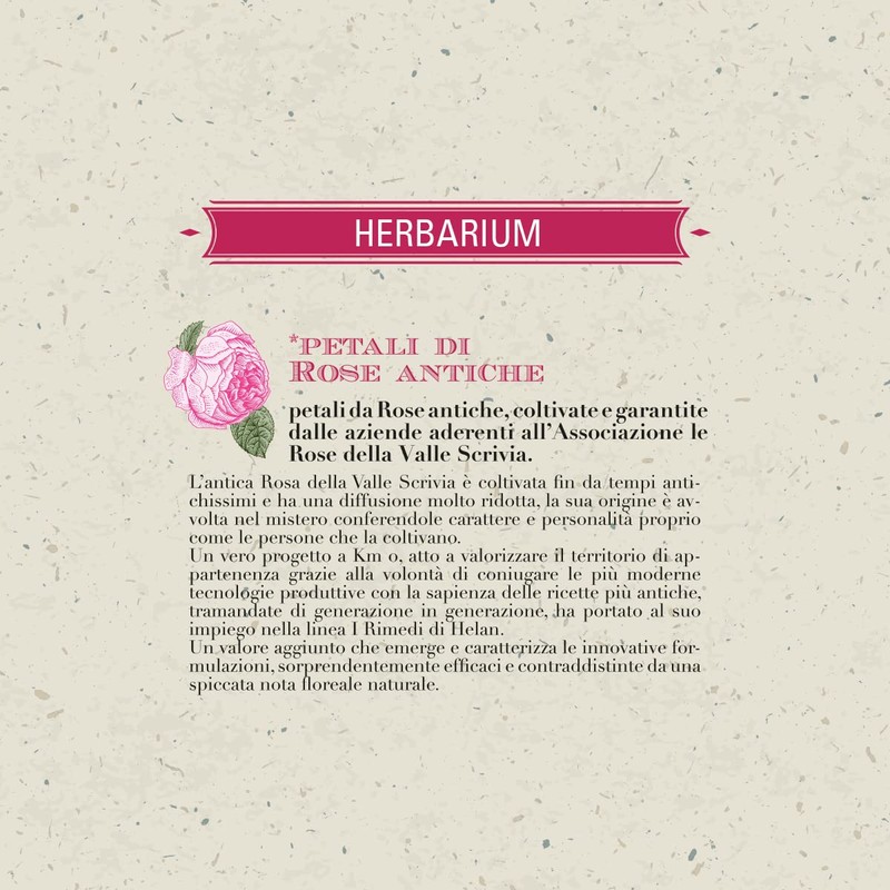 Helan, Oleolito di Rose Petals Almond Oil Elisir Anti-Wrinkle 15ml