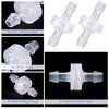 10pcs 1/4" (6mm) Plastic Check Valve Hose Barb Non Return