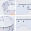 12 Pcs Optical Vernier PD Ruler Pupil Distance Measuring Ruler