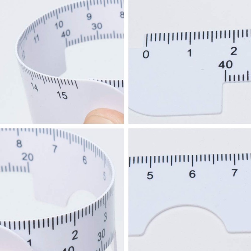 12 Pcs Optical Vernier PD Ruler Pupil Distance Measuring Ruler