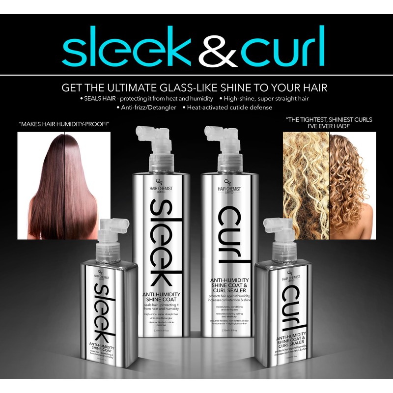 Hair Chemist SLEEK Anti Humidity Shine Coat 8 oz.