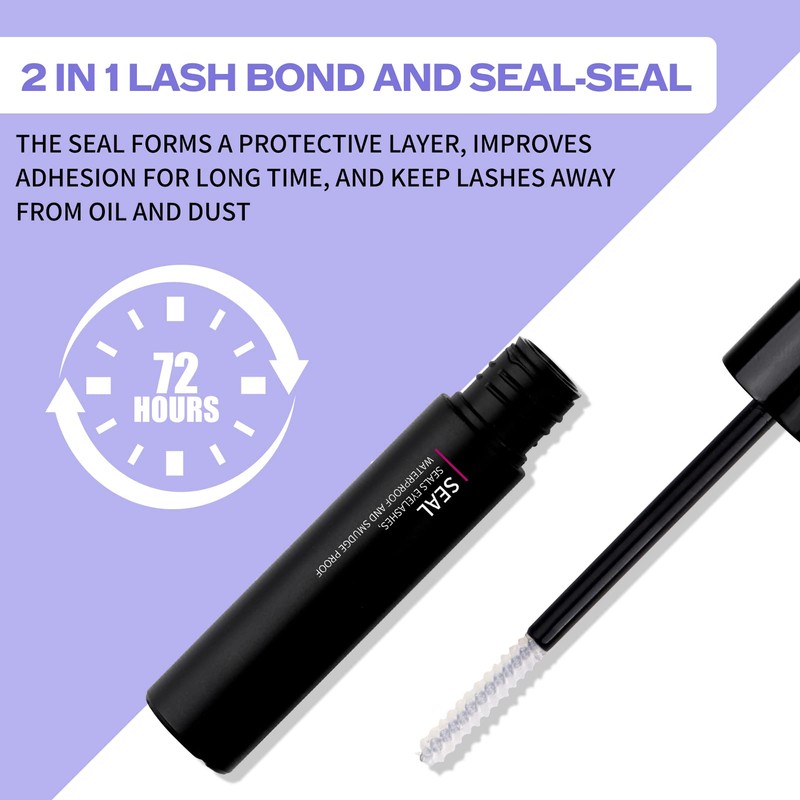 Eyelash Glue and Protector for Cluster Eyelashes Eyelash Glue Individual