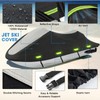 1200D Waterproof Jet Ski Cover, 120"-135" Trailerable 2-3 Seater PWC