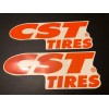 CST TIRES DECALS STICKERS 2PC SET racing UTV Offroad ATV