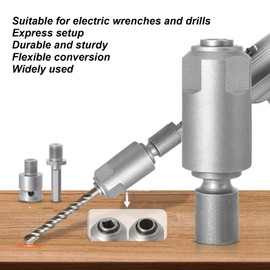 Impact Wrench to Electric Hammer Adapter High Carbon Steel Wrench to Hammer Converter High Carbon Steel Design for Square Interface Various Applications