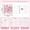 Sticker Pad, M5 Size, Includes 20 Refills, 2 Zippered Pockets,