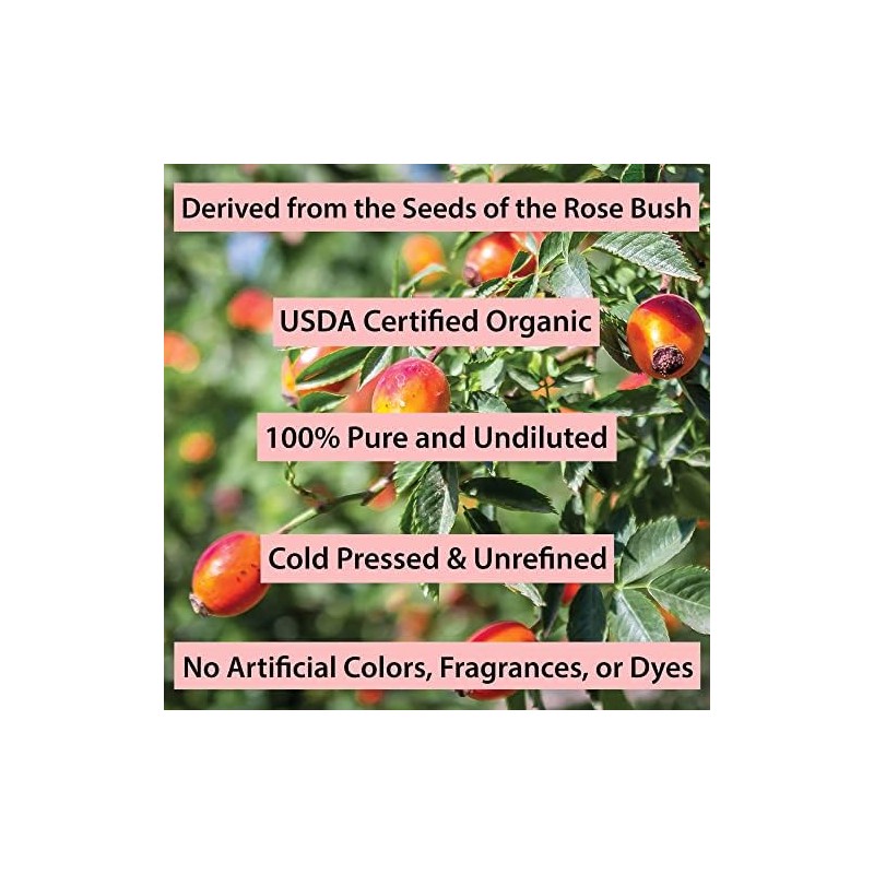 Aceite de rosa mosqueta – Certificado USDA orgánico – 100%