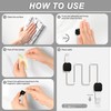 SaiTech IT Magnetic Cable Clips, Cord Organizer Holder, for Desk