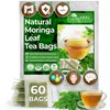 TOG999, Premium 60 Moringa Leaf Tea Bags, 100% Natural &