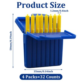 32 PCS Hearing Aid Filters,Hearing Aid Wax Guards,Cleaning Accessories Kit,for Dirt and Earwax Free,Easy to Apply, to Keep Clean and Hygienic