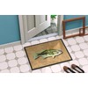 Caroline's Treasures 8806JMAT Small Mouth Bass Doormat 24x36 Front Door