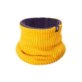Manufaktur13 Knit Neck Warmer - Scarf, Tube Scarf, Fleece Scarf, Multifunctional Scarf, Scarf for Men and Women, Windproof, Outdoor, Mustard