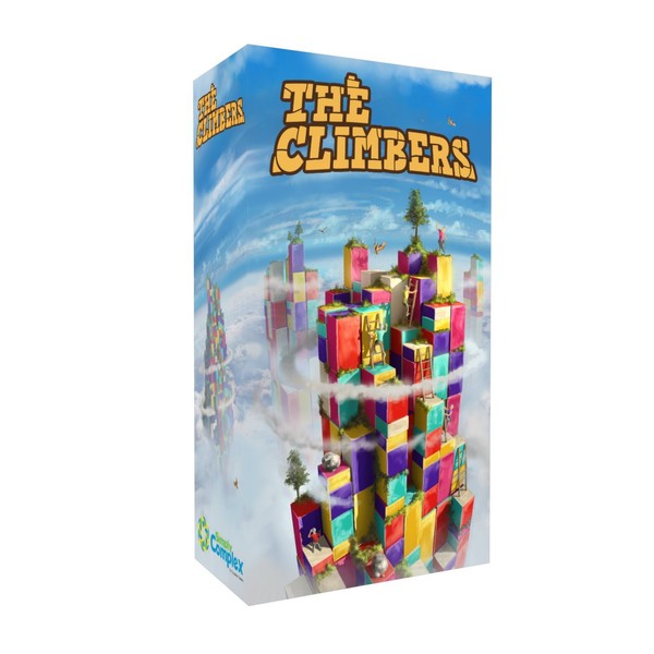 Capstone Games: The Climbers, Climb to The Highest Level of The Structure, Wooden Components Include, 35 Blocks, 10 Ladders, 5 Disks, 5 Climbers, 2 to 5 Players