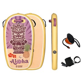 Tuxedo Sailor Inflatable Bodyboard - Beach Kids Surf Board - Ultra Lightweight PVC Core Body Board for Beach and Pool,with Wrap Wrist Straps, Foldable, Perfect Surf for Teens and Adults