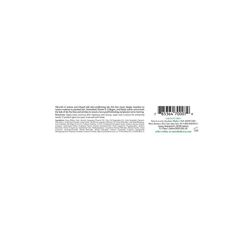 Mario Badescu Elasto-Collagen Night Cream, 1 oz.