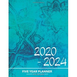 My monthly planner - 5 year planner: Five year planner | January 2020 - December 2024 | 8.5 x 11 | monthly planner | 60 months calendar | business planner | Organizer | Agenda | Schedule