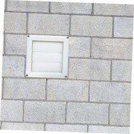 KOMBIUDA Dryer Vent Cover Exterior Wall Hood for Air Conditioner Dryer Vents Duct Prevents Rain Wind Easy Installation for Home Ventilation Systems