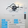 Bedroom Ceiling Fan with Lights, Low Profile Ceiling Fan Light