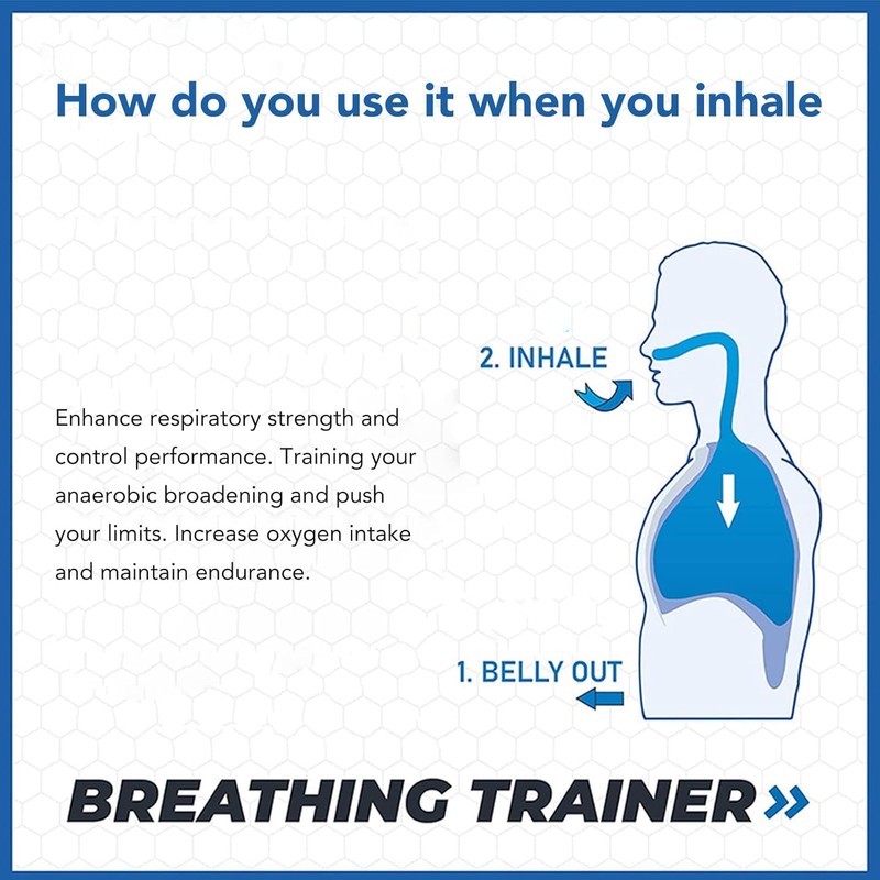Oxyfit Breathing Lung Trainer - Oxygen Flow Breathing Trainer Lung