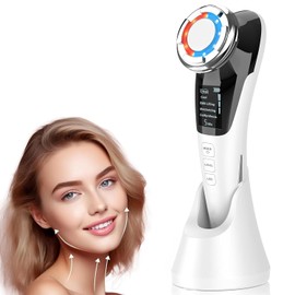 ERICAT Máquina De Lifting Antiarrugas, Tonificación Facial De Alta Frecuencia Antiarrugas, 5 Modos De Trabajo, Rejuvenecimiento Y Reafirmación De La Piel, con Opciones De Terapia De Calor Y Frío para