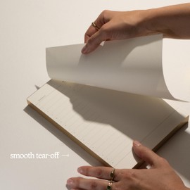 Daily & Weekly To Do List Notepad. Desk Pad for Work and Study (Gold, Daily 8x6 inches)