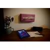 Keystone MCR Tin 2-Way Tissue Box, Matte Black, Size: Approx.