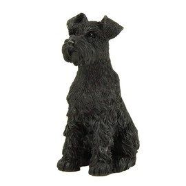 JFSM INC. Holiday Stocking Stuffer - Black Schnauzer Statue, Dog Lover Gift
