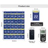 MISSLO Classroom Cell Phone Calculator Holder Numbered 30 Pockets Chart