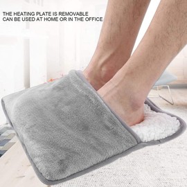 Foot Warmer Heating Pad,USB Electric Heated Foot Warmer for Men and Women 11.8x11.8 inch,12V Safety Voltage Detachable & Washable,50℃ Fixed Temperature Home Office Use