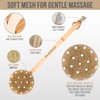 BLKSMITH Dry Massaging Brush and 2 Loofahs for Men -