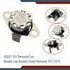 KSD201 70 Universal Microwave Thermostat Fuse for GE Microwave Normally