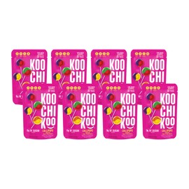 Koochikoo Sugar Free Lollipops Pouch, Assorted Fruit Flavors, No Sugar Added, Gluten Free & Vegan 2.1 Ounce (Pack of 8)