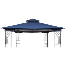 SCOCANOPY Replacement Gazebo Canopy for 10 x 12 Regency II Patio Gazebo Model L-GZ798PST,A101004104,A101004105,(Navy Blue)