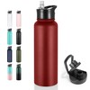 VEGOND 40 oz Insulated Water Bottle Stainless Steel Metal Water