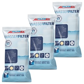 6 Pack Water Filter Compatible BoschVero Siemens EQ3 EQ5 EQ7 EQ8 EQ9 Brita Intenza BSH [Pack of 6]