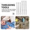 6Pcs Bodkin Drawstring Threader, Easy Quick Insert Drawstring Threader Tweezers