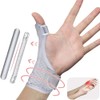 Peakloong Thumb Stabilizer Splint Brace for Arthritis, Sprains Adjustable, Fits