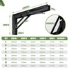 Vivikivi Folding Shelf Brackets - 4 Pcs 10 Inch Heavy