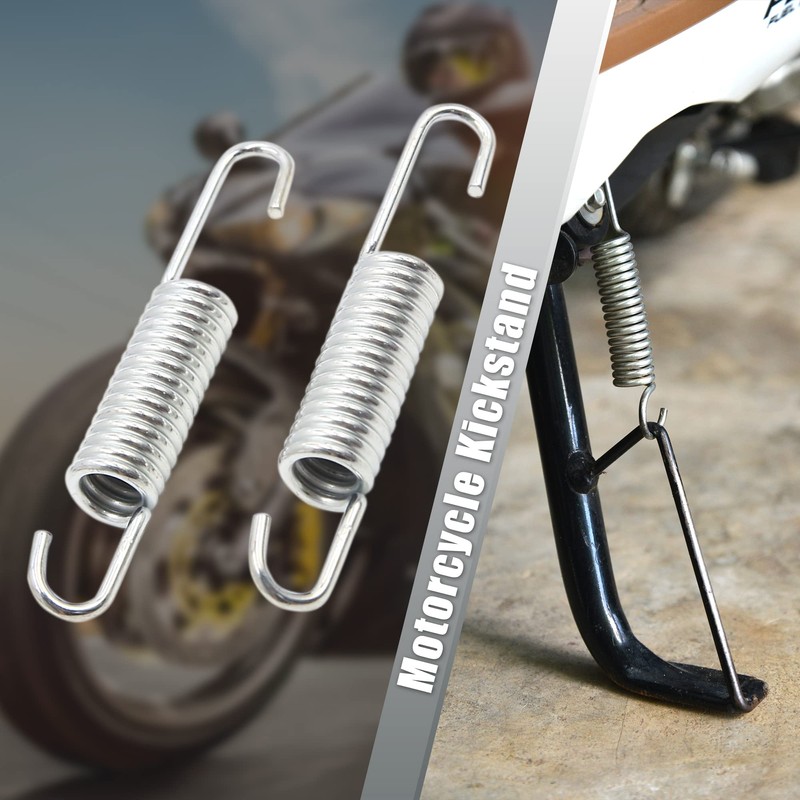 sourcing map Motorcycle Main Stand Return Spring Metal for GS125