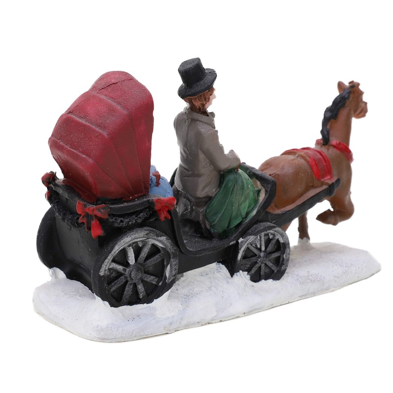 Toyland® Mini Resin Figurines Christmas Collectable - Village Scene -