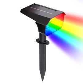 RG GROUP Solar Landscape Spot Lights Outdoor | Multiple Color Modes | Waterproof IP68 | Easy Installation | Auto ON/Off | 100% Solar Powered | Garden, Patio, Landscape Lighting, Yard Lights, RGB