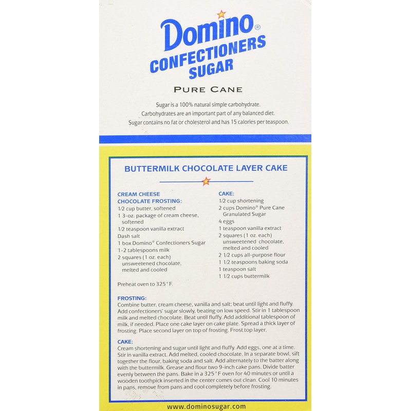 Domino Powdered Confectioners Sugar 16oz
