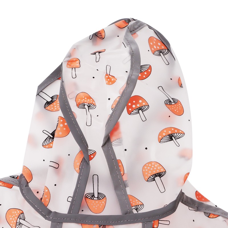 Dog Hooded Raincoat Reflective Waterproof Fashionable Pet Rain Jacket for
