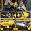 Cordless Reciprocating Saw -2x4.0Ah Batteries, Brushless Motor, 3500SPM Max, One-Hand