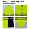 Safety Reflective Shirts for Women ANSI Class 2 Hi Vis