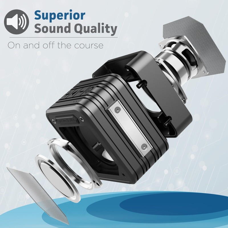 Universal Magnetic Bluetooth Speaker for Golf Cart/Travel Small Portable Speaker