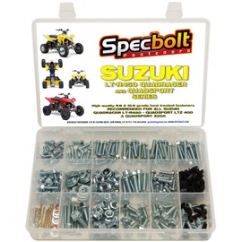 250pc Specbolt Suzuki LT-R450 LTZ400 Z250 ATV Bolt Kit for Maintenance & Restoration OEM Spec Fasteners LT450R LTR450 Z400 ATV LTZ250