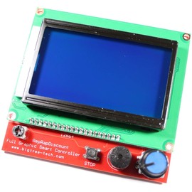 Display Kit with 12864 LCD Controller, Supply Lines and Adaptor for Ramps 1.4 3D Printer, Prusa Mendel